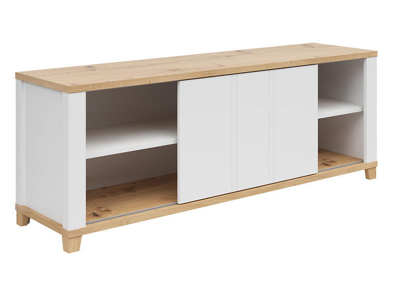 Szafka Hygge 174 cm biały/dąb artisan 403584