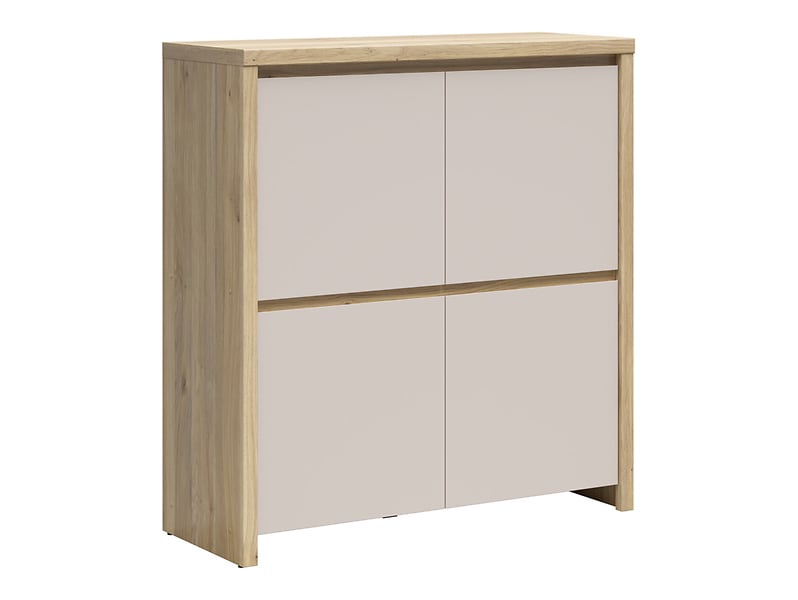 Szafka Kaspian 105 cm czterodrzwiowa dąb mauvella/kaszmir 1064860