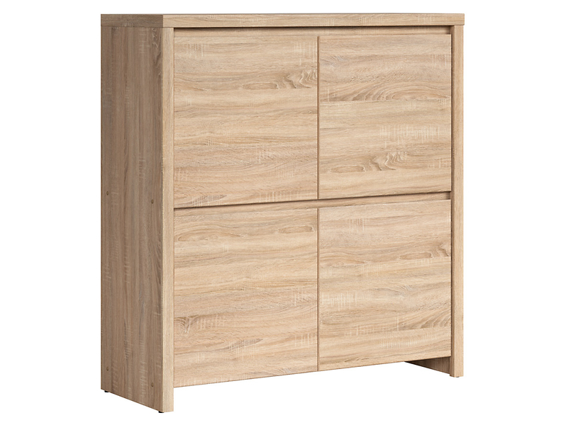 Szafka Kaspian 105 cm czterodrzwiowa dąb sonoma 1164