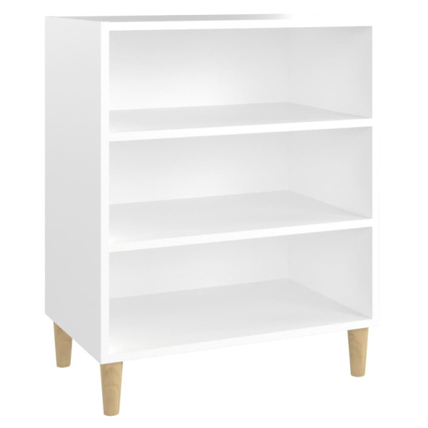 Szafka Komoda Regał Biała z Półkami 57x35x70 cm do Salonu Pokoju Sypialni 740506