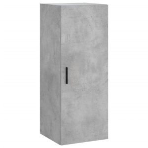 Szafka Komoda Regał Szara Beton z Drzwiami 34.5x34x90 cm do Salonu Pokoju 742173 Szafka Komoda Regał Szara Beton z Drzwiami 34.5x34x90 cm do Salonu Pokoju 742173