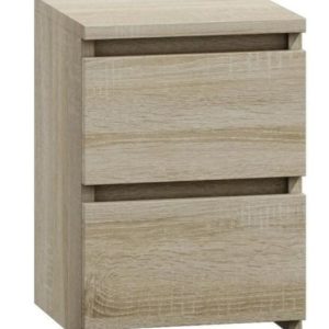 Szafka komoda stolik nocny 2 szuflady SM2 sonoma 783134 Szafka komoda stolik nocny 2 szuflady SM2 sonoma 783134