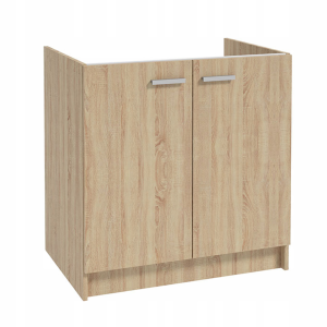Szafka Kuchenna 80 x 46 x 82 cm Dąb Sonoma pod Zlewozmywak Stojąca 823331 Szafka Kuchenna 80 x 46 x 82 cm Dąb Sonoma pod Zlewozmywak Stojąca 823331
