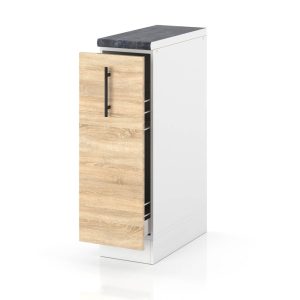 Szafka kuchenna cargo drewniana stojąca 15cm spremium sonoma 377985