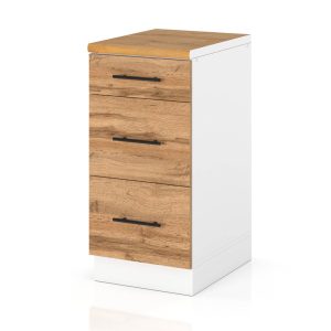 Szafka kuchenna dolna 3 szuflady 40cm spremium dąb wotan 373866 Szafka kuchenna dolna 3 szuflady 40cm spremium dąb wotan 373866