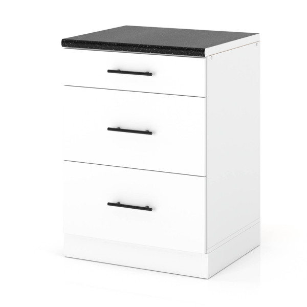Szafka kuchenna dolna 3 szuflady 60cm spremium biały mat 374340