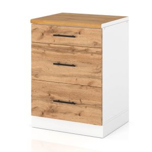 Szafka kuchenna dolna 3 szuflady 60cm spremium dąb wotan 374185 Szafka kuchenna dolna 3 szuflady 60cm spremium dąb wotan 374185
