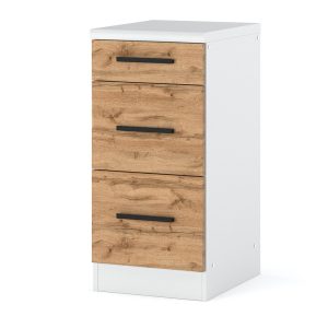 Szafka kuchenna dolna 3 szuflady blande 40cm biała wotan 373983