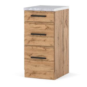 Szafka kuchenna dolna 3 szuflady blande 40cm dąb wotan 601982