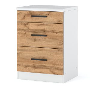 Szafka kuchenna dolna 3 szuflady blande 60cm biała wotan 374113