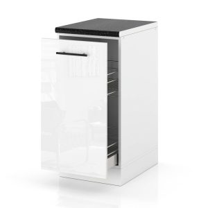 Szafka kuchenna dolna cargo duża 40cm spremium biały połysk 378064 Szafka kuchenna dolna cargo duża 40cm spremium biały połysk 378064
