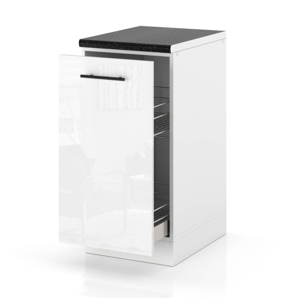 Szafka kuchenna dolna cargo duża 40cm spremium biały połysk 378064
