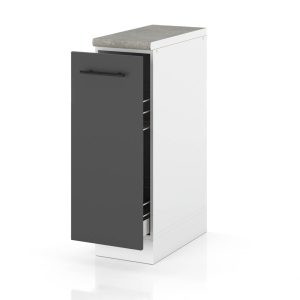 Szafka kuchenna dolna cargo modułowa 20cm spremium szary mat 377708 Szafka kuchenna dolna cargo modułowa 20cm spremium szary mat 377708