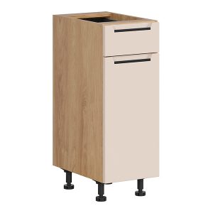 Szafka kuchenna dolna Iris 30 cm lewa z szufladą cichy domyk alahamra mat 454407