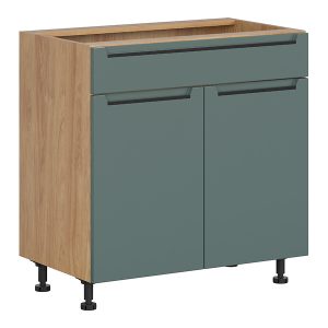 Szafka kuchenna dolna Iris 80 cm dwudrzwiowa zieleń boho 314247 Szafka kuchenna dolna Iris 80 cm dwudrzwiowa zieleń boho 314247
