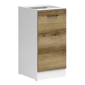 Szafka kuchenna dolna Junona Line 40 cm lewa bez blatu dąb delano jasny 146285 Szafka kuchenna dolna Junona Line 40 cm lewa bez blatu dąb delano jasny 146285