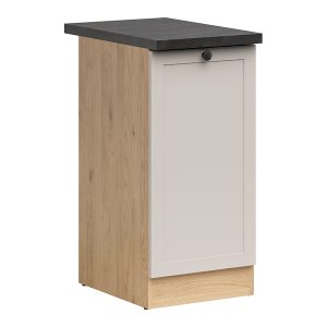 Szafka kuchenna dolna Junona Line 40 cm lewa dąb bernstein/uni kaszmir z blatem 866333 Szafka kuchenna dolna Junona Line 40 cm lewa dąb bernstein/uni kaszmir z blatem 866333