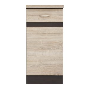 Szafka kuchenna dolna Junona Line 40 cm lewa dąb sonoma z blatem 158337 Szafka kuchenna dolna Junona Line 40 cm lewa dąb sonoma z blatem 158337