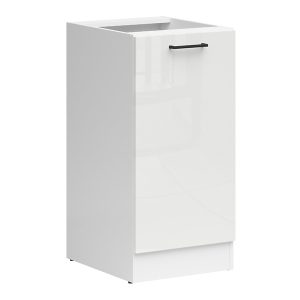 Szafka kuchenna dolna Junona Line 40 cm prawa kredowy połysk 57803