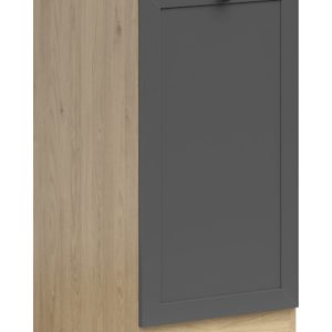 Szafka kuchenna dolna Junona Line 40 cm prawa z drzwiami dąb bernstein/grafit 308085 Szafka kuchenna dolna Junona Line 40 cm prawa z drzwiami dąb bernstein/grafit 308085