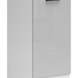 Szafka kuchenna dolna Junona Line 50 cm lewa jasny szary połysk 75302 Szafka kuchenna dolna Junona Line 50 cm lewa jasny szary połysk 75302