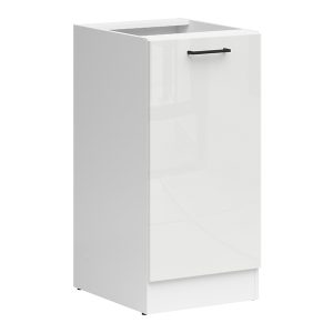Szafka kuchenna dolna Junona Line 50 cm lewa kredowy połysk 57795 Szafka kuchenna dolna Junona Line 50 cm lewa kredowy połysk 57795