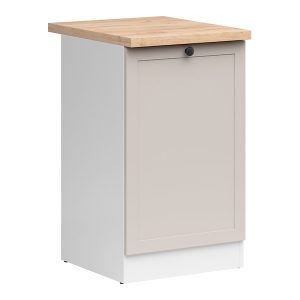 Szafka kuchenna dolna Junona Line 50 cm lewa z blatem biały/uni kaszmir 866340 Szafka kuchenna dolna Junona Line 50 cm lewa z blatem biały/uni kaszmir 866340