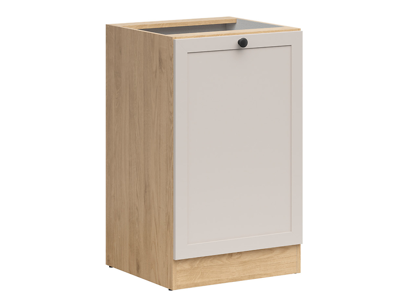 Szafka kuchenna dolna Junona Line 50 cm lewa z drzwiami dąb bernstein/uni kaszmir 866339