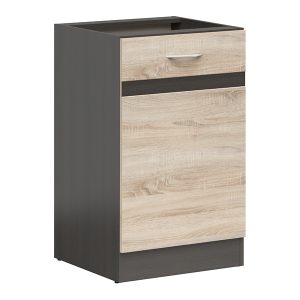 Szafka kuchenna dolna Junona Line 50 cm prawa dąb sonoma 91423 Szafka kuchenna dolna Junona Line 50 cm prawa dąb sonoma 91423