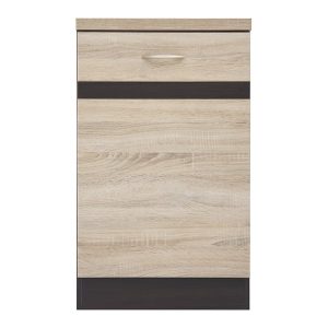 Szafka kuchenna dolna Junona Line 50 cm prawa dąb sonoma z blatem 158340 Szafka kuchenna dolna Junona Line 50 cm prawa dąb sonoma z blatem 158340