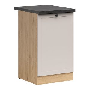 Szafka kuchenna dolna Junona Line 50 cm prawa z blatem dąb drenstein/uni kaszmir 866345 Szafka kuchenna dolna Junona Line 50 cm prawa z blatem dąb drenstein/uni kaszmir 866345
