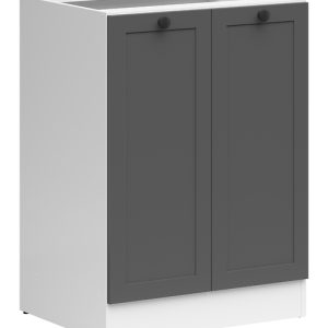 Szafka kuchenna dolna Junona Line 60 cm dwudrzwiowa grafit 75350 Szafka kuchenna dolna Junona Line 60 cm dwudrzwiowa grafit 75350
