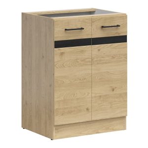 Szafka kuchenna dolna Junona Line 60 cm z 2 drzwiami dąb bernstein 268752 Szafka kuchenna dolna Junona Line 60 cm z 2 drzwiami dąb bernstein 268752