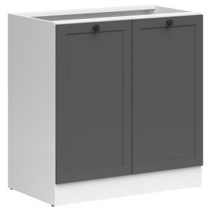 Szafka kuchenna dolna Junona Line 80 cm dwudrzwiowa grafit 75358 Szafka kuchenna dolna Junona Line 80 cm dwudrzwiowa grafit 75358