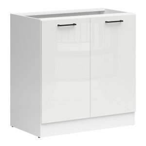 Szafka kuchenna dolna Junona Line 80 cm kredowy połysk 57806 Szafka kuchenna dolna Junona Line 80 cm kredowy połysk 57806