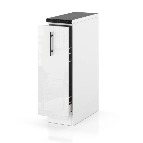 Szafka kuchenna dolna mała cargo 15cm spremium biały połysk 377992