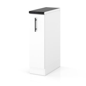 Szafka kuchenna dolna mała modułowa 15cm spremium biały mat 378186 Szafka kuchenna dolna mała modułowa 15cm spremium biały mat 378186