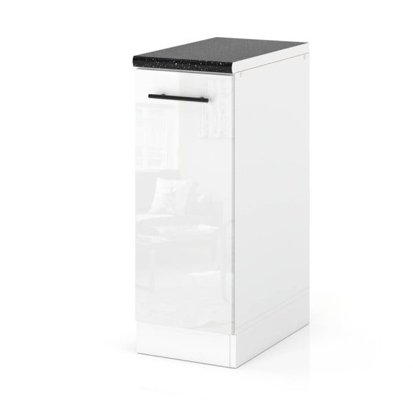 Szafka kuchenna dolna modułowa 30cm spremium biały połysk 377754