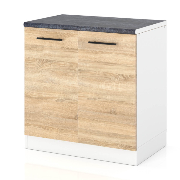 Szafka kuchenna dolna modułowa 80cm spremium dąb sonoma 377770