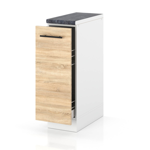 Szafka kuchenna dolna modułowa cargo 20cm spremium sonoma 377712