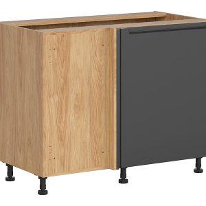 Szafka kuchenna dolna narożna Iris lewa grafitowa zabudowuje naroże 120×60 cm 454617 Szafka kuchenna dolna narożna Iris lewa grafitowa zabudowuje naroże 120×60 cm 454617
