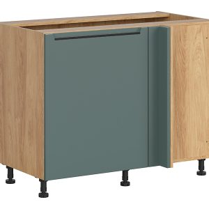 Szafka kuchenna dolna narożna Iris prawa zieleń boho zabudowuje naroże 125×65 cm 314279