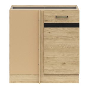 Szafka kuchenna dolna narożna Junona Line lewa dąb bernstein zabudowuje naroże 100×60 cm 268755