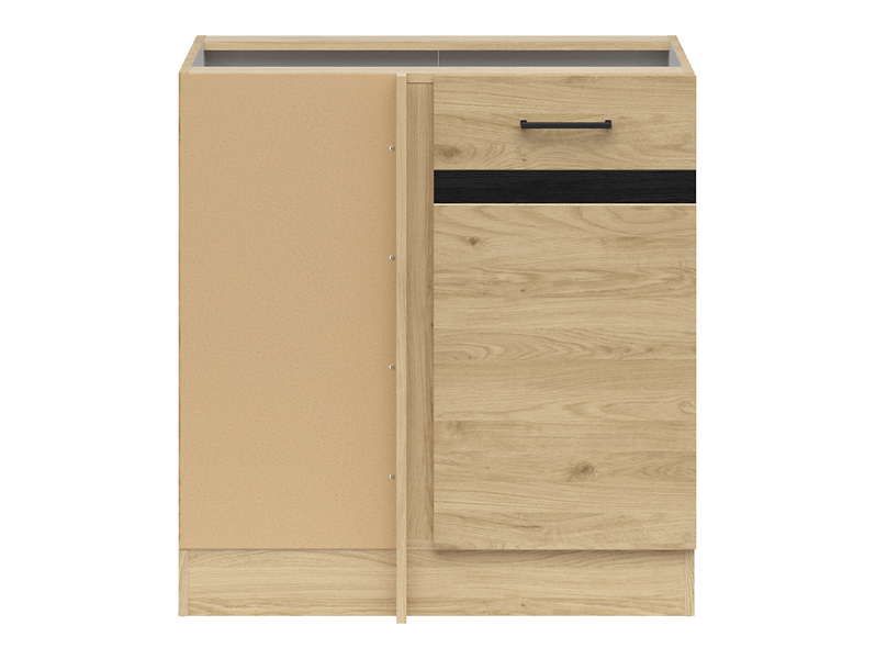 Szafka kuchenna dolna narożna Junona Line lewa dąb bernstein zabudowuje naroże 100x60 cm 268755