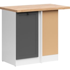 Szafka kuchenna dolna narożna Junona Line praw grafitowa z blatem zabudowuje naroże 100×60 cm 171225 Szafka kuchenna dolna narożna Junona Line praw grafitowa z blatem zabudowuje naroże 100×60 cm 171225