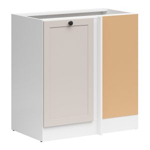 Szafka kuchenna dolna narożna Junona Line prawa biały/uni kaszmir zabudowuje naroże 100×60 cm 866368 Szafka kuchenna dolna narożna Junona Line prawa biały/uni kaszmir zabudowuje naroże 100×60 cm 866368