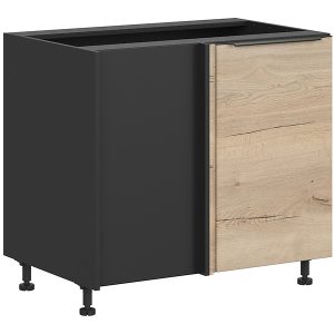 Szafka kuchenna dolna narożna Sole L6 lewa dąb halifax natura zabudowuje naroże 105×60 cm 91380 Szafka kuchenna dolna narożna Sole L6 lewa dąb halifax natura zabudowuje naroże 105×60 cm 91380
