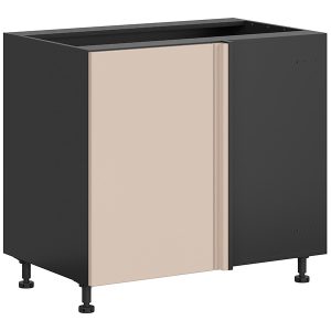 Szafka kuchenna dolna narożna Tabes_2 prawa migdałowy beż zabudowuje naroże 105×60 cm 1101644 Szafka kuchenna dolna narożna Tabes_2 prawa migdałowy beż zabudowuje naroże 105×60 cm 1101644