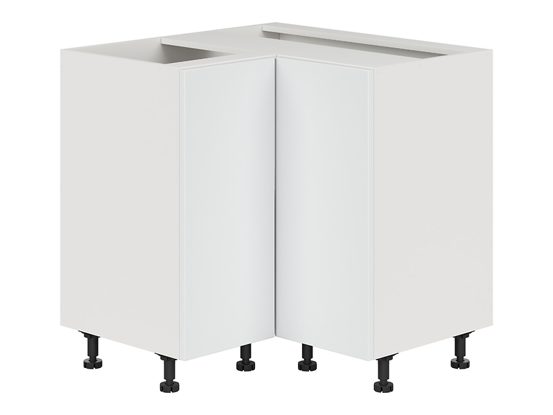 Szafka kuchenna dolna narożna Top Line 2 80 cm śnieżny super mat zabudowuje naroże 90x90 cm 389529