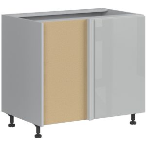 Szafka kuchenna dolna narożna Top Line lewa szary połysk zabudowuje naroże 105×60 cm 91399 Szafka kuchenna dolna narożna Top Line lewa szary połysk zabudowuje naroże 105×60 cm 91399